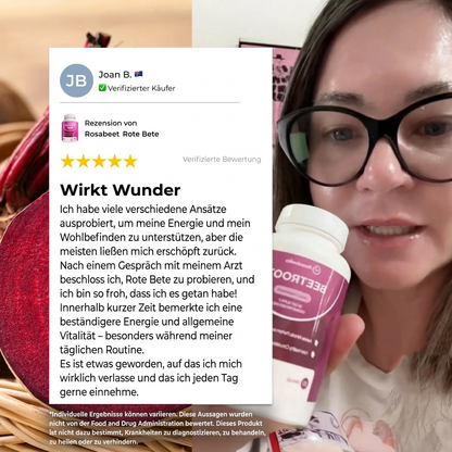 Rosabeet Rote-Bete-Kapseln für bessere Durchblutung und Vitalität*
